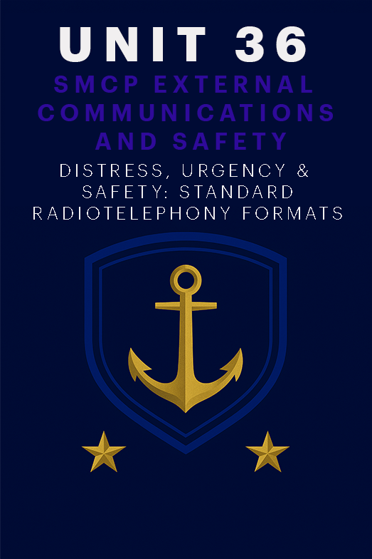 UNIT 36 – SMCP: DISTRESS, URGENCY & MEDICAL COMMUNICATIONS